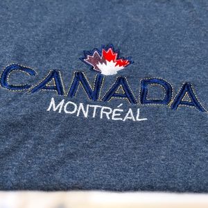 Canada Montreal Navy Men's Short Sleeve Tee